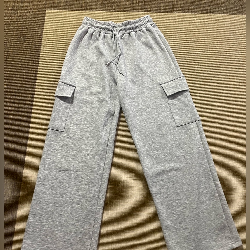 Grey sweatpants